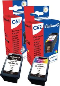 Pelikan Pelikan 4950660 nabój z tuszem 2 szt. Zamiennik Czarny, Cyjan, Purpurowy, Żółty 1