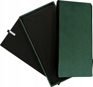 kontrast Pufa tapicerowana ze schowkiem PERFECT DUO 60x30x30cm ciemnozielona 6