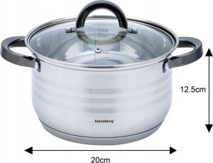 Klausberg Garnki stalowe 12 el. KB-7702 10