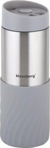 Klausberg KUBEK TERMICZNY 400ML STAL NIERDZEWNA 18/8 KLAUSBERG SZARY KB-7634 1