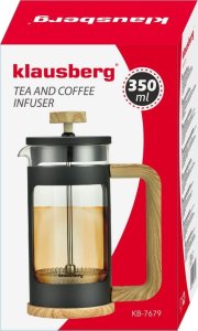 Klausberg ZAPARZACZ DO KAWY/HERBATY 0,35L FRENCH PRESS KLAUSBERG KB-7679 6