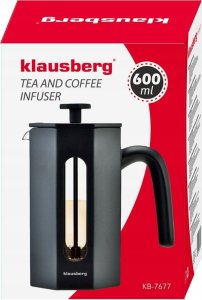 Klausberg ZAPARZACZ DO KAWY/HERBATY 0,60L FRENCH PRESS KLAUSBERG KB-7677 10