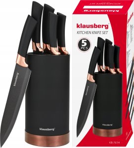 Klausberg ZESTAW NOŻY KUCHENNYCH W BLOKU 5 EL. KLAUSBERG KB-7614 12