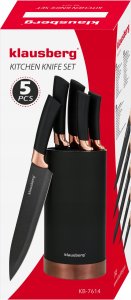 Klausberg ZESTAW NOŻY KUCHENNYCH W BLOKU 5 EL. KLAUSBERG KB-7614 10