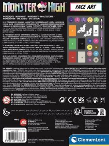 Clementoni Clementoni Zestaw do malowania twarzy Face Art Monster High 18788 p6 3