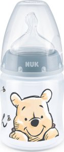 NUK FC+ Butelka antykolkowa z czujnikiem ciepła 150ml 0m+ Kubuś Puchatek Niebieska 1