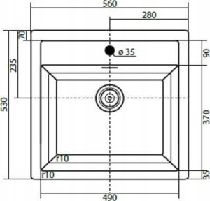 Zlewozmywak Franke Plautuvė Franke Sirius SID 610-53 Carbon 114.0368.467 2