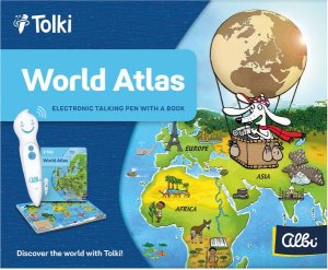 Albi Czytaj z Albikiem ZESTAW ATLAS ŚWIATA NAUKA ANGIELSKIEGO +PIÓRO ENGLISH 6+ Tolki 2