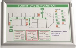 Durable Durable 479723 rama ścienna 278 x 402 mm Prostokąt Srebrny Aluminium 11