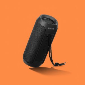 Głośnik Streetz Przenośny głośnik Bluetooth, 2x5W, AUX, micro SD gniazdo, czarny / S250-BLK / 6612033 7