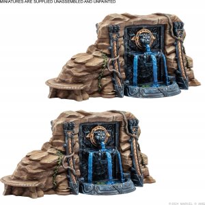 Atomic Mass Games Marvel: Crisis Protocol - Icons of Bast Terrain Pack 2