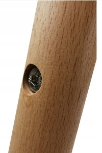 kontrast Stół stolik okrągły skandynawski CARO fi60 biały 7