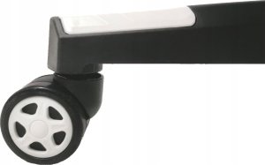 Fotel kontrast Fotel biurowy gamingowy obrotowy ekoskóra dla graczy + podnóżek czarny biały 13