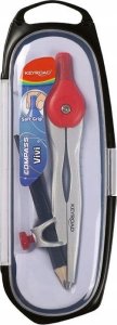 PBS Connect Cyrkiel KEYROAD Vivi metalowy, z ołówkiem, w etui KR971484 p10, mix 3