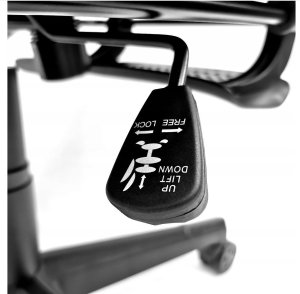 Fotel kontrast Fotel biurowy gamingowy obrotowy dla graczy KG100 + podnóżek czarny 3