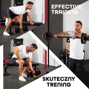 HMS ‎Hantel SGR40 Pro Set żeliwny 1 x 43.5 kg 4