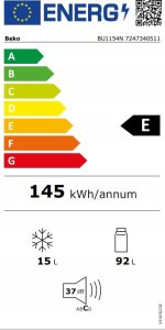 Lodówka Beko BU1154N 8