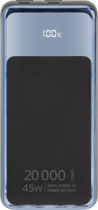 RivaCase POWERBANK DO LAPTOPA, TABLETU, SMARTF. 20.000 MAH USB-C 45W, 2X WE/WY USB-C PD 45W, 2X USB-A QC 3.0 18W, LCD, CZARNY 6