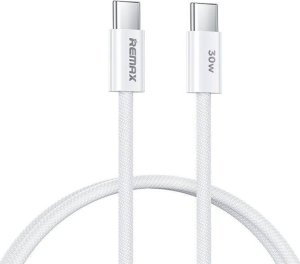 Kabel USB Remax USB-C - USB-C 1 m Biały 1