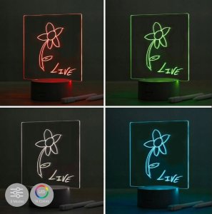 InnovaGoods InnovaGoods TABLICA LED NA NOTATKI I WIADOMOŚCI LE 6