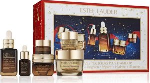 Estee Lauder Estee Lauder More To Love zestaw naprawcze serum do twarzy 30ml + naprawcze serum do twarzy 7ml + krem pod oczy 15ml + krem pod oczy 5ml + rewitalizujący krem nawilżający 30ml + rewitalizujący krem nawilżający 7ml 1