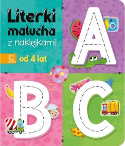 Aksjomat Książeczka Literki malucha z naklejkami. Od 4 lat 1