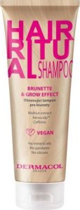 Dermacol Hair Ritual Shampoo szampon włosów Brunette & Grow Effect 250ml 1