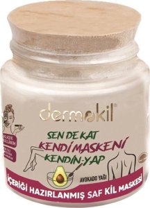 Dermokil Dermokil Avocado Powder Clay Mask maseczka z glinki w proszku z awokado 220ml 1