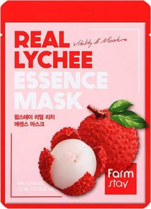 Farmstay Real Lychee Essense Mask nawilżająca maseczka w płachcie z ekstraktem z liczi 23ml 1