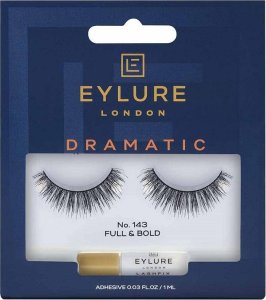 Eylure Dramatic Lashes sztuczne rzęsy z klejem efekt podwójnej objętości No. 143 1