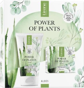 Lirene Lirene Power of Plants Aloes zestaw krem nawilżający 50ml + nawilżający żel myjący 150ml 1