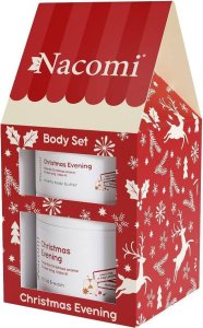 Nacomi Nacomi Christmas Evening zestaw masło do ciała 100ml + peeling do ciała 180ml 1