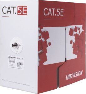 Hikvision Hikvision Kabelis ryšio Hik-vision UTP 5E LAUKO PE izol. Fca kl. (Gysla-0.50mm, ritė 305m) DS-1LN5EO-UU/E 1