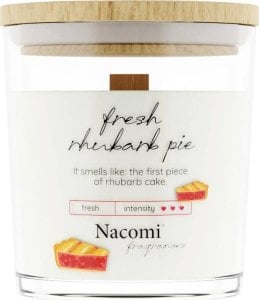 Nacomi Świeca sojowa Fresh Rhubarb Pie 140g 1