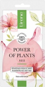 Lirene Power of Plants odmładzająca maska do twarzy Róża 17g 1