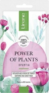 Lirene Power of Plants wygładzająca maska do twarzy Opuncja 17g 1