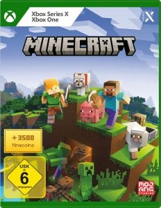 MICROSOFT XBOX Game Minecraft + 3.500 Minecoins FPP for XBOX Series X + One Retail  (P) 1