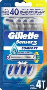 Gillette Sensor3 Comfort jednorazowe maszynki do golenia 4szt 1