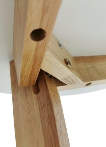 kontrast Stół skandynawski kuchnia salon jadalnia EMMA 120x80x75 biały 5