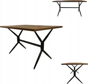 kontrast Stół prostokątny kuchnia jadania ELIO 120x80x75 dąb wersal 2