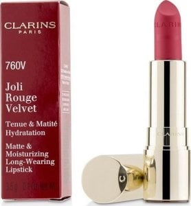 Clarins Clarins, Joli Rouge Velvet, Matte, Cream Lipstick, 760V, Pink Cranberry, 3.5 g For Women 1