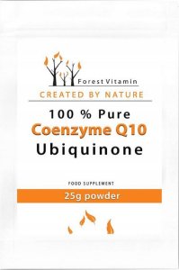 FOREST Vitamin FOREST VITAMIN 100% Pure Coenzyme Q10 Ubiquinone 25g Natural 1