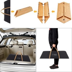 King Camp Sześciokątny Stolik Kempingowy KING CAMP Bamboo 3