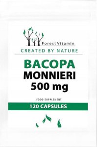 FOREST Vitamin FOREST VITAMIN Bacopa Monnieri 500mg 120caps 1