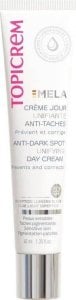 Topicrem Topicrem Mela Anti-Dark Spot Unifying Day Cream ujednolicający krem przeciw przebarwieniom na dzień SPF50+ 40ml 1