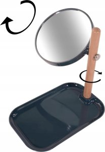 Eleganza Lusterko kosmetyczne z metalową tacą 4