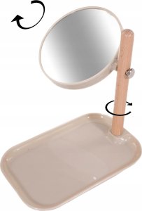 Eleganza Lusterko kosmetyczne z metalową tacą 3