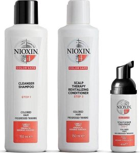 Nioxin System 4 zestaw szampon do włosów 150ml + odżywka do włosów 150ml + kuracja zagęszczająca do włosów 40ml 1