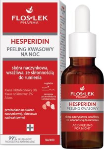 Floslek Hesperidin peeling kwasowy na noc 30ml 1