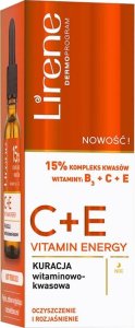 Lirene Lirene C+E Vitamin Energy kuracja witaminowo-kwasowa na noc 30ml 1